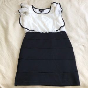 Black and white dress